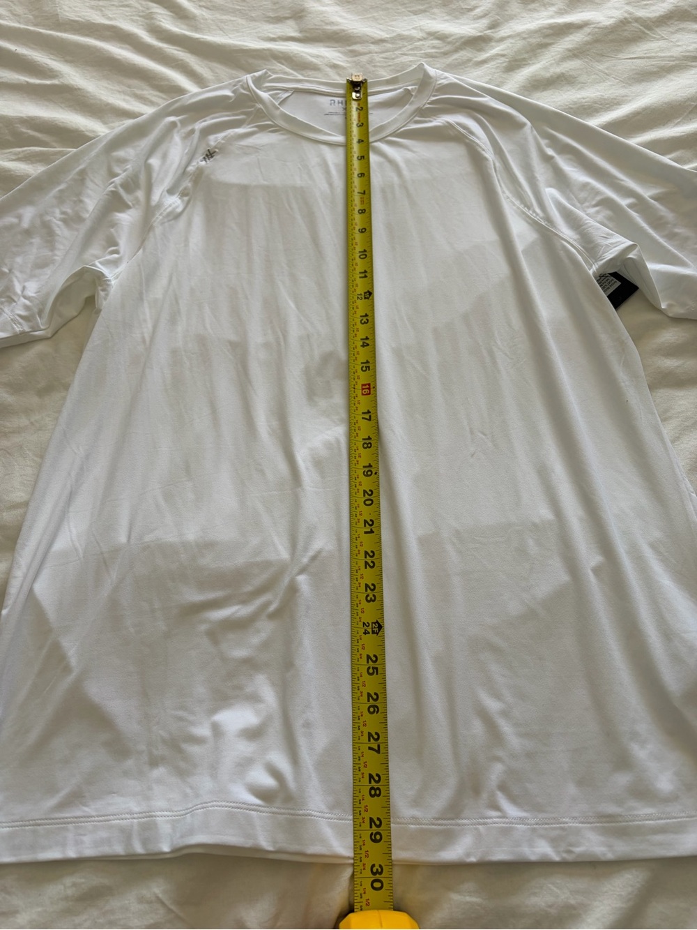 RHONE Men’s White Athleisure Short Sleeve Performance Reign Tee - Picture 14 of 14
